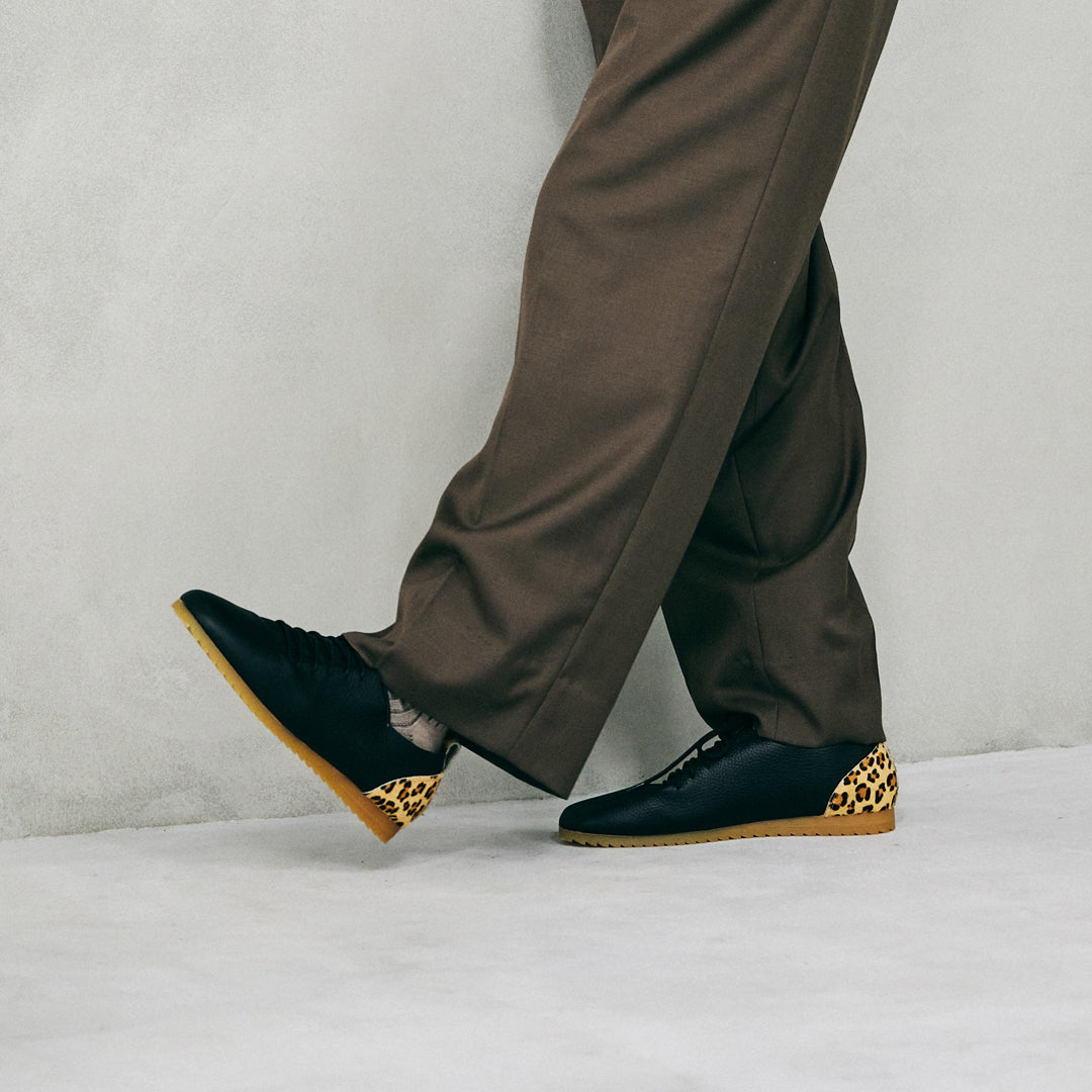 Lace Up Shoes / Leopard