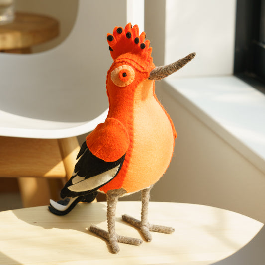 Stuffed bird(orange)