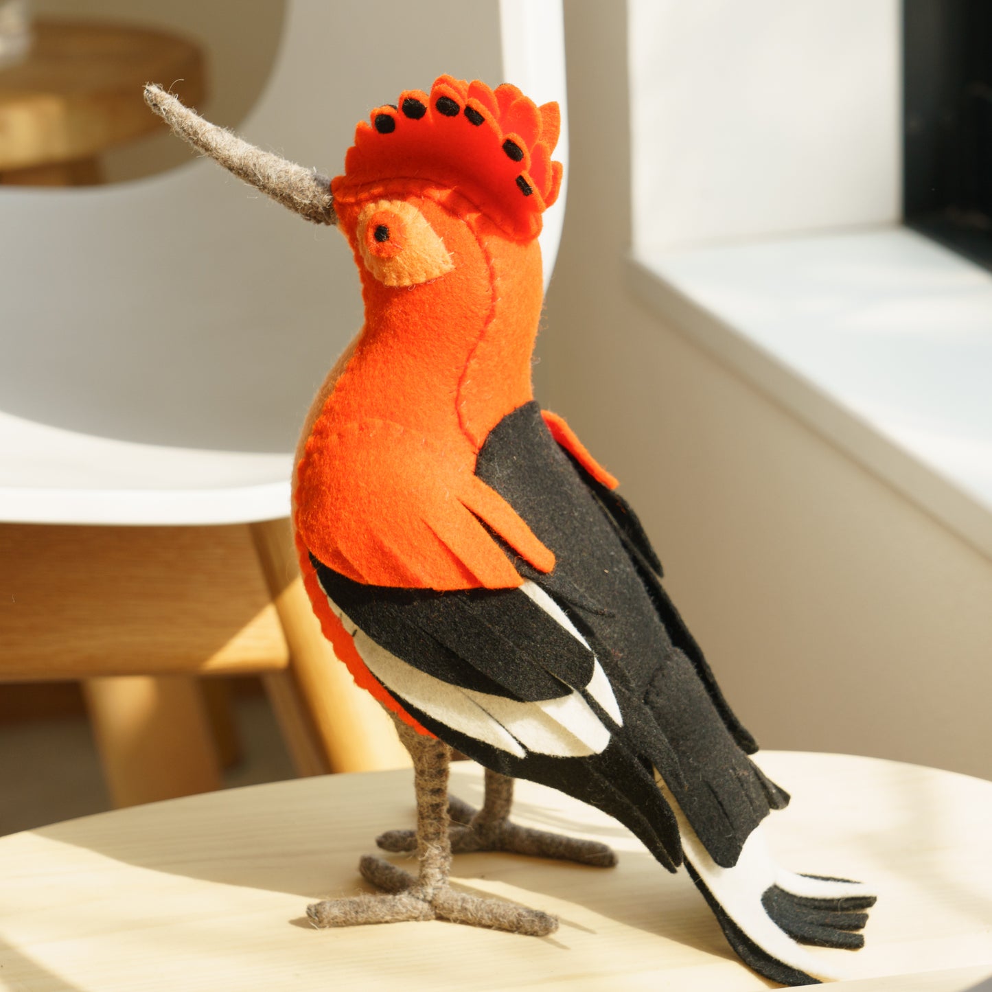 Stuffed bird(orange)