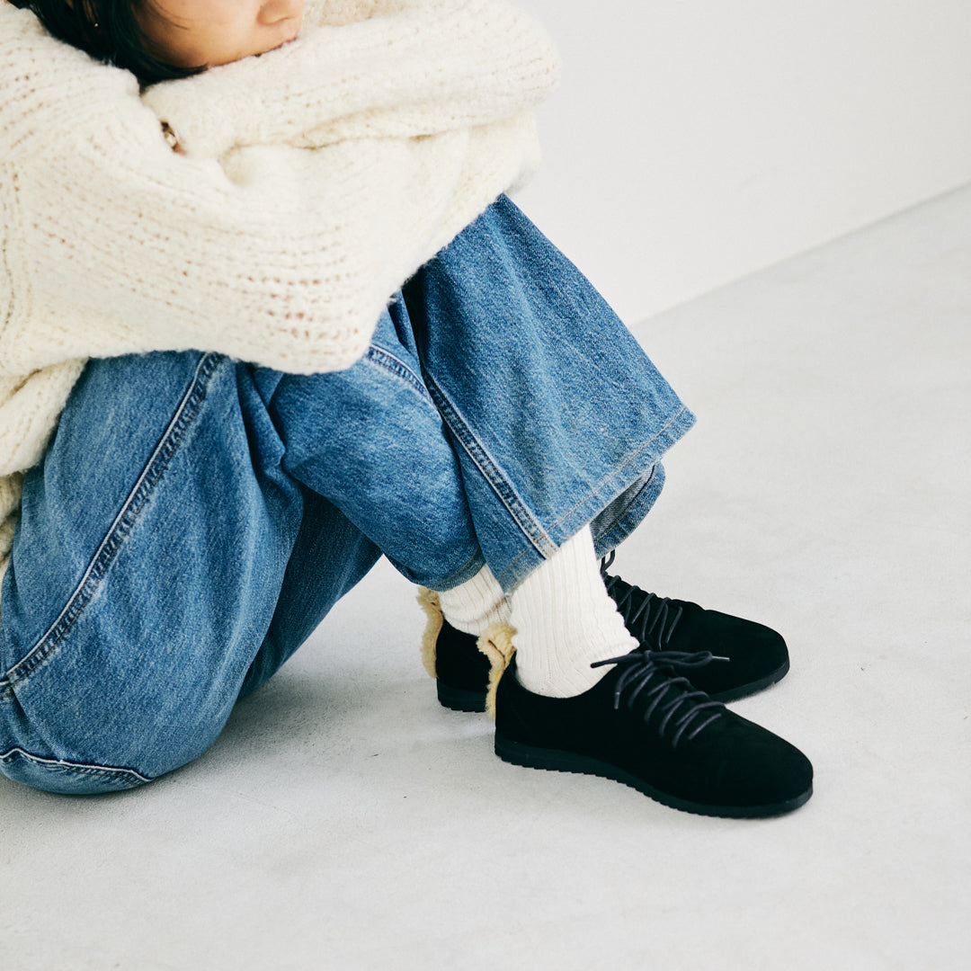 Lace Up Shoes / Off-piste [ Noir ]