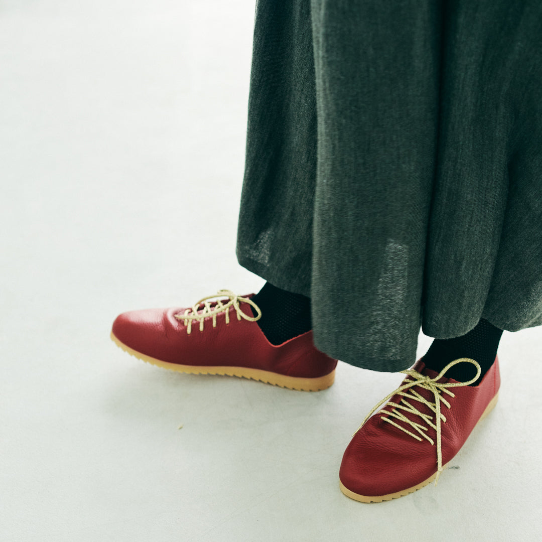 Lace Up Shoes / Off-piste [ Framboise ]