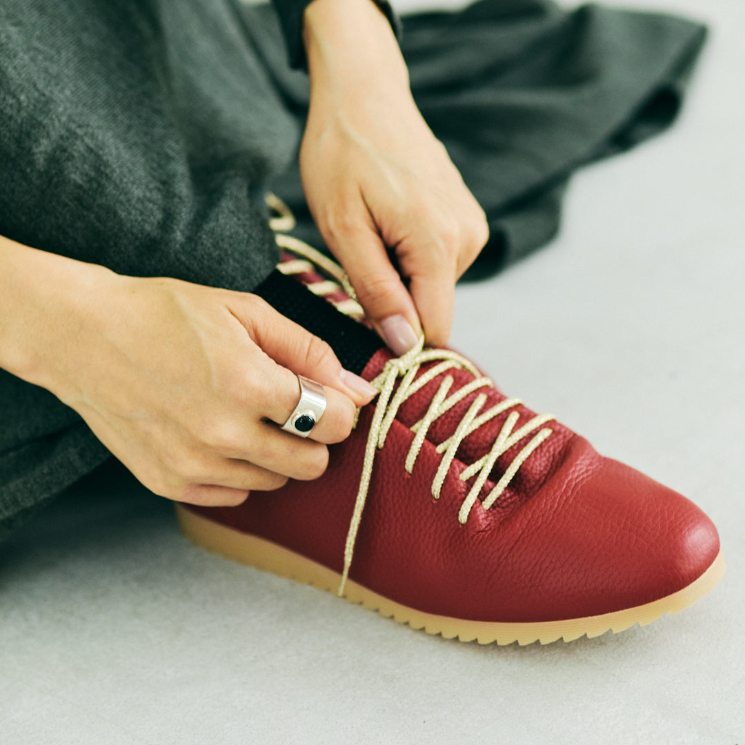 Lace Up Shoes / Off-piste [ Framboise ]