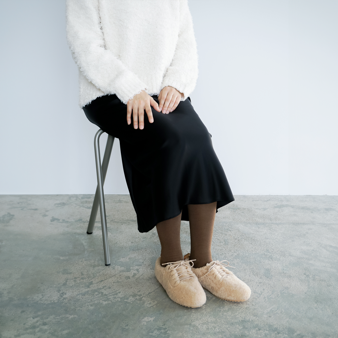 Lace Up Shoes / Mouton