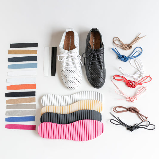 Lace Up Shoes / Color Order Punching Leather