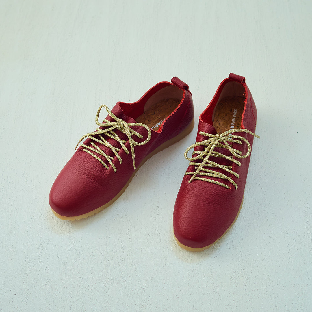 Lace Up Shoes / Off-piste [ Framboise ]