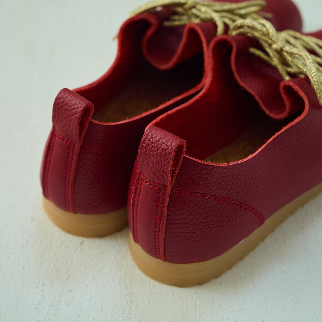 Lace Up Shoes / Off-piste [ Framboise ]