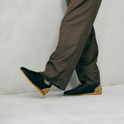 Lace Up Shoes  /  Leopard